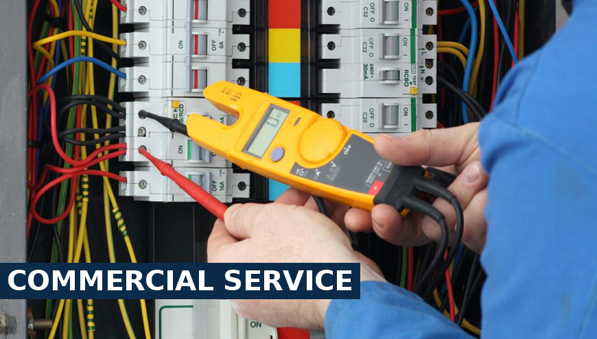 Commercial service electrical services Collier Row