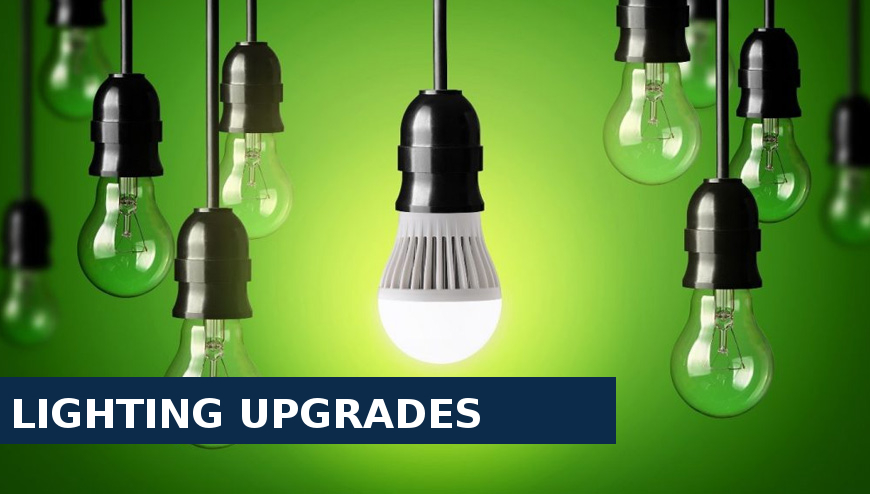 Lighting upgrades Collier Row